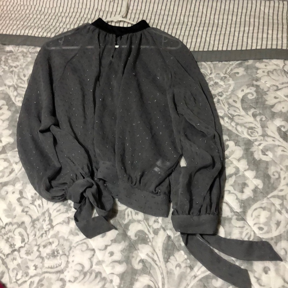 Gray blouse